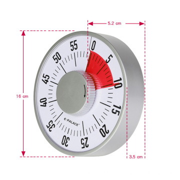 Round Shaped Magnetic Electrical Tea Coffee Timer Automatic Digital Kitchen Egg Cooking Timer Mechanical